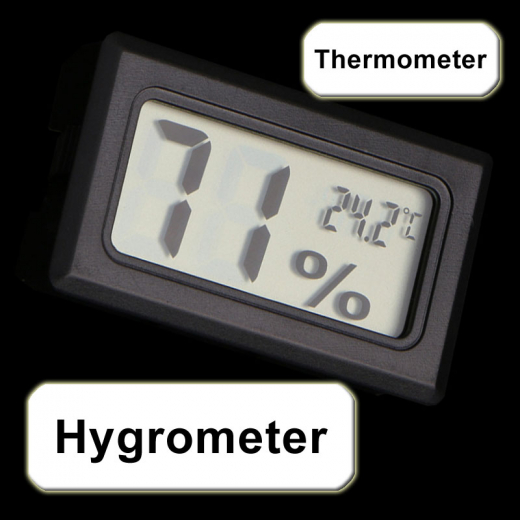 DigitalHygrometer Thermometer, eigene Stromversorgung, Feuchtigkeit